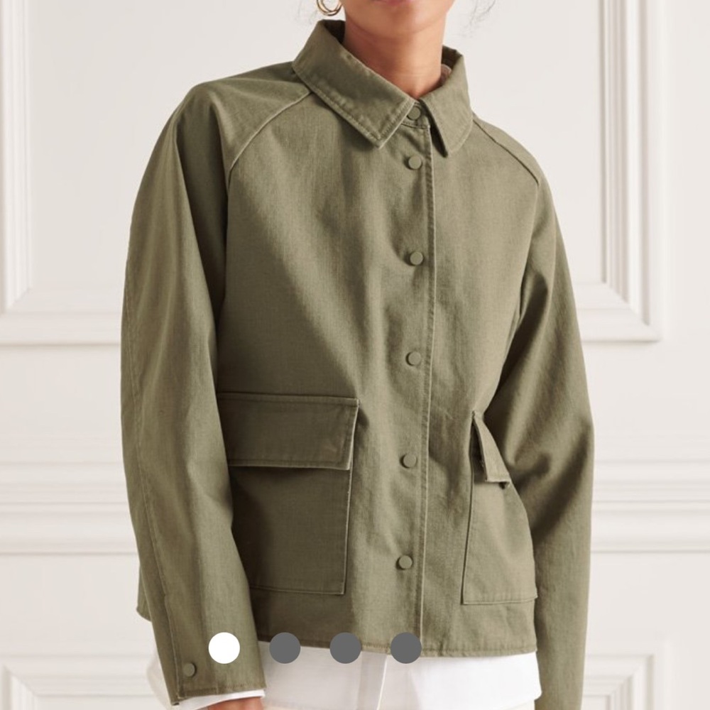 Superdry‎ Studios Green Chore Coat Size 12
